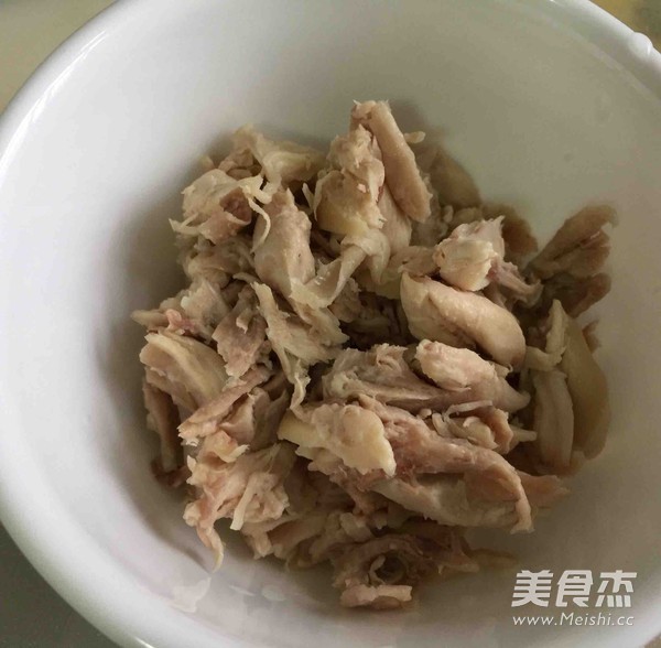 宝宝辅食-鸡肉菌菜泥