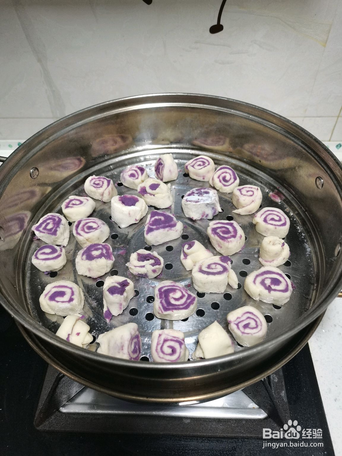牛奶紫薯卷的做法