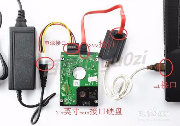 转换线/卡,ide-sata转usb2.0/3.0线怎么连接使用