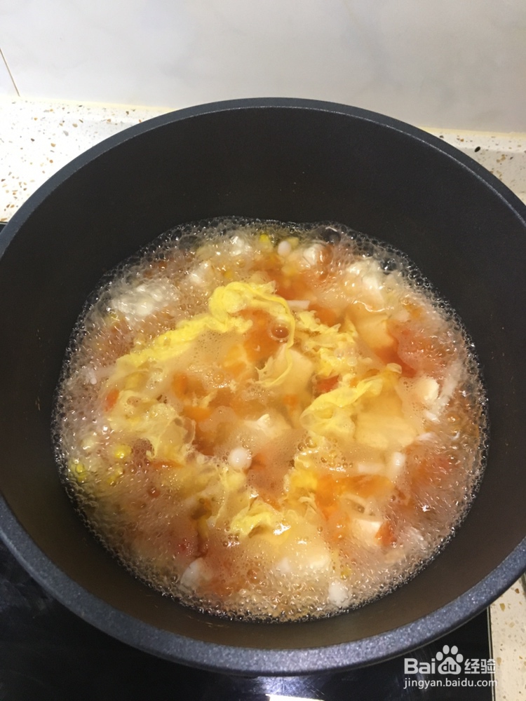 就该这样做豆腐西红柿鸡蛋汤