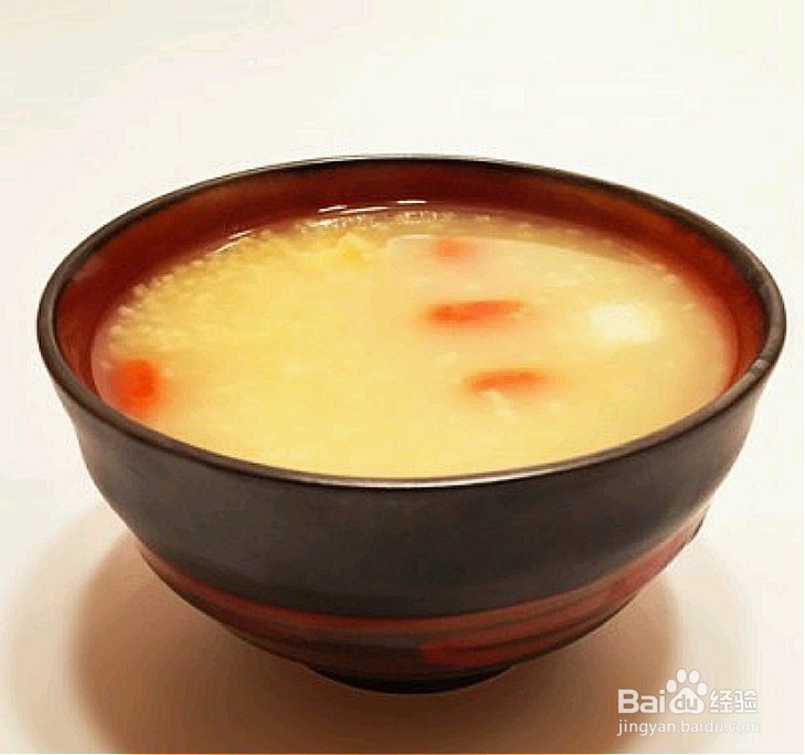 小米山药养生粥的做法
