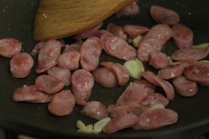 教大家做芝士香肠嫩蛋意面