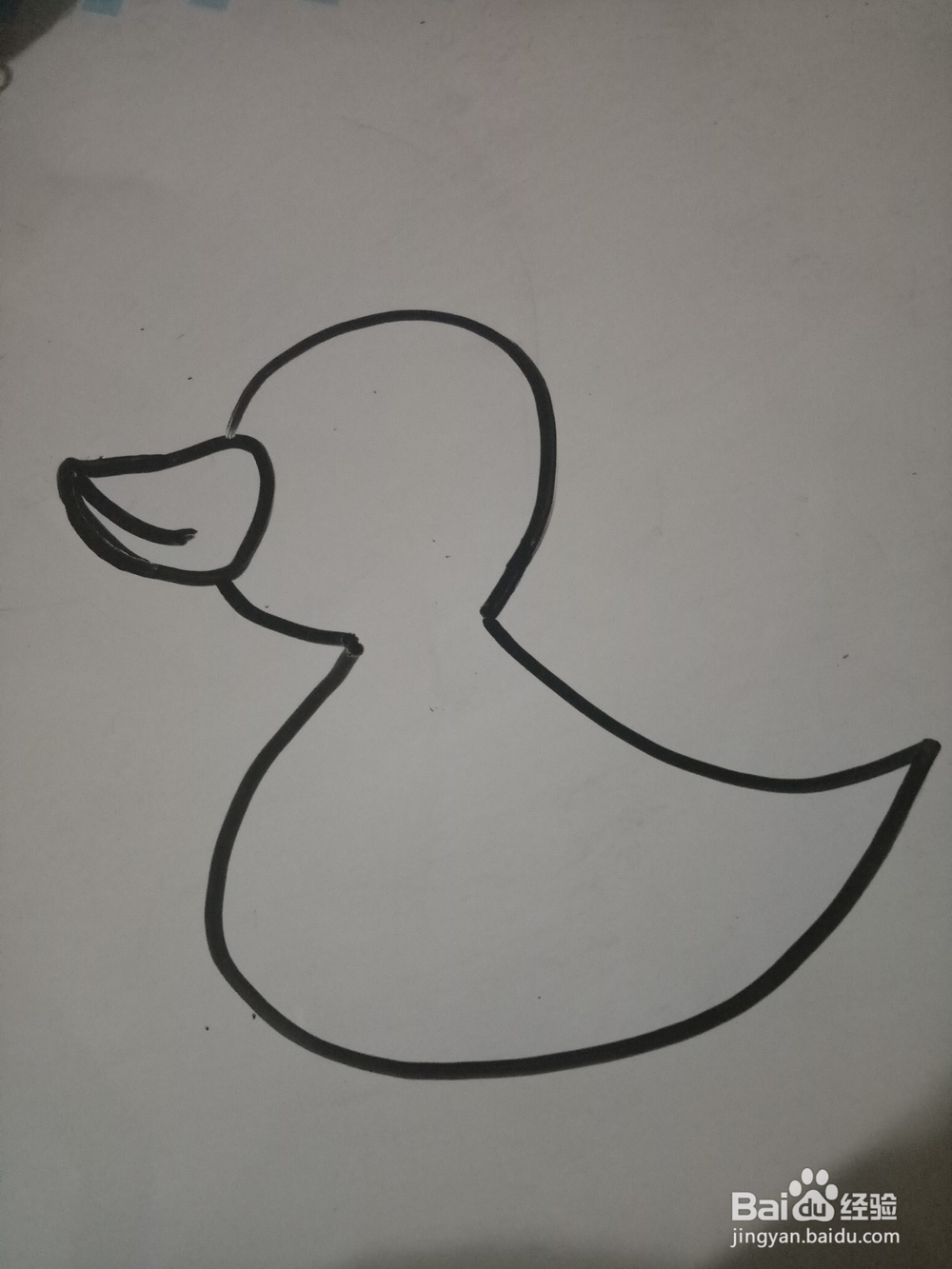 简笔画：最简单的小鸭子