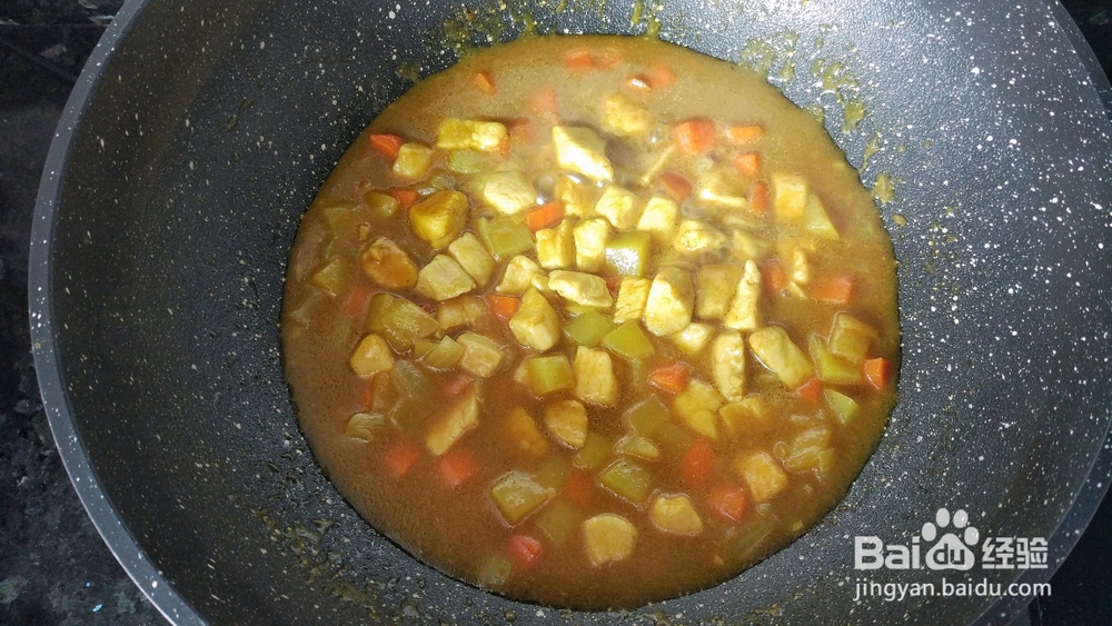 妈妈最喜欢做的咖喱鸡胸肉焗饭