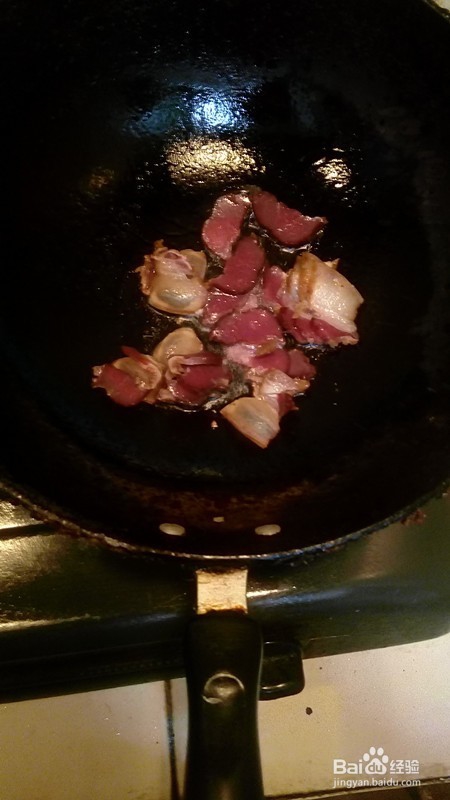 清淡美味的腊肉炒芦笋