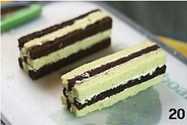 双色棋格奶油蛋糕