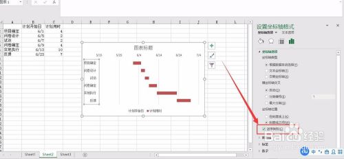 如何制作计划类型的甘特图