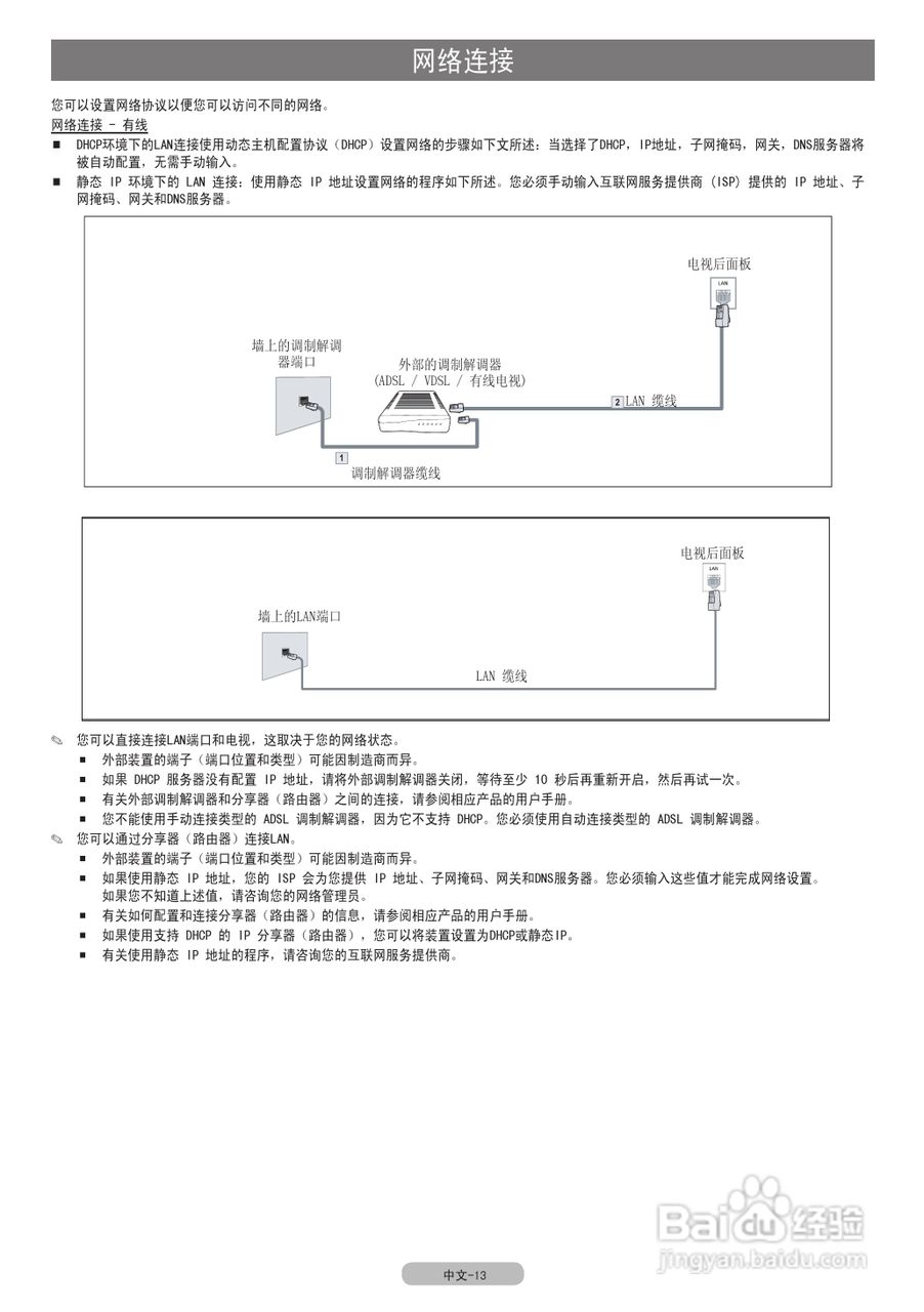 三星LA46C550J1F液晶彩电使用说明书:[2]