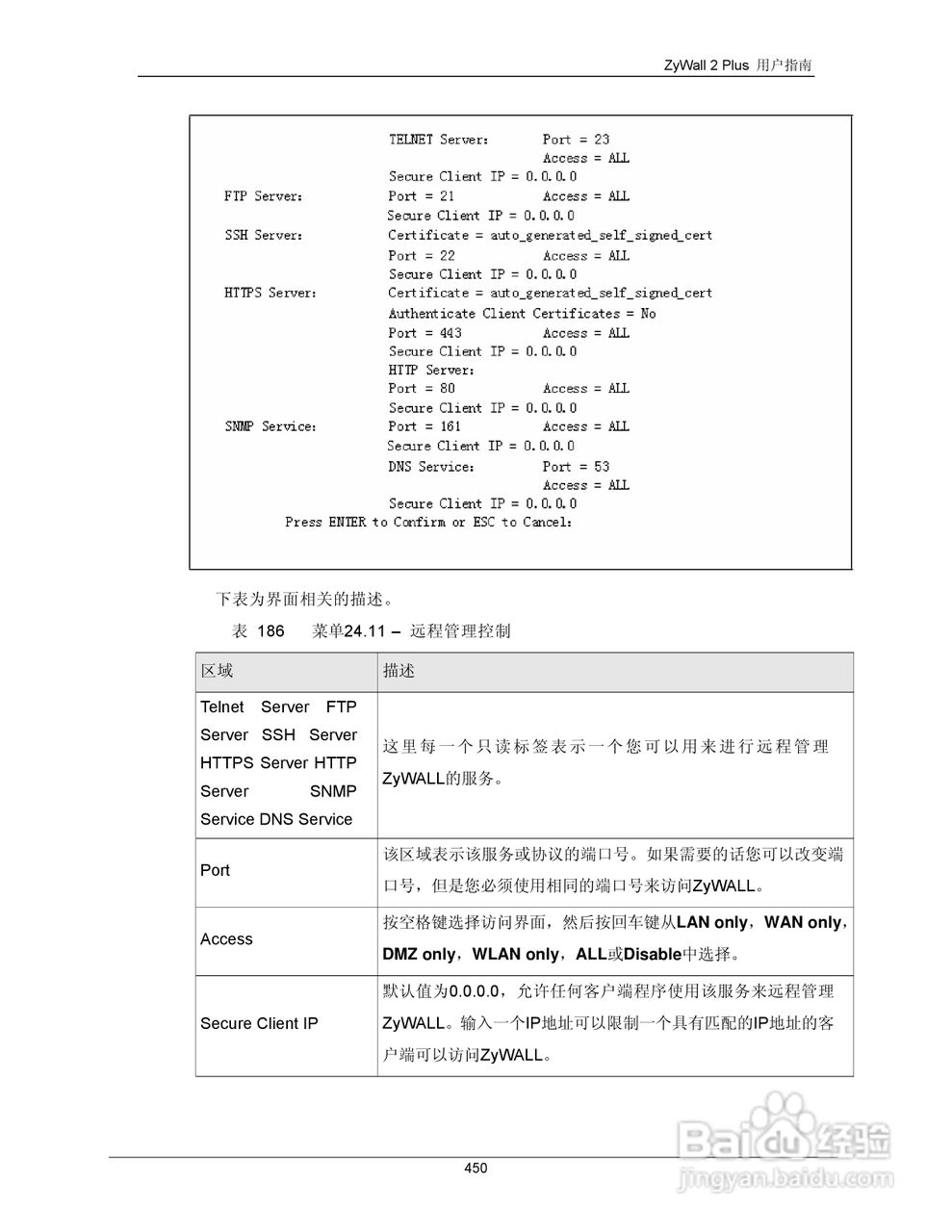 ZyXEL ZyWALL 2 Plus网络安全设备用户手册:[46]