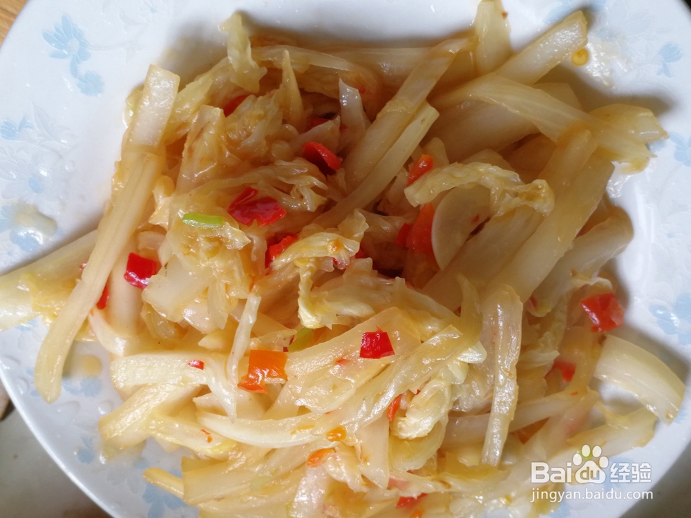 我家的私房菜-人人喜爱-剁椒炒白菜梆子