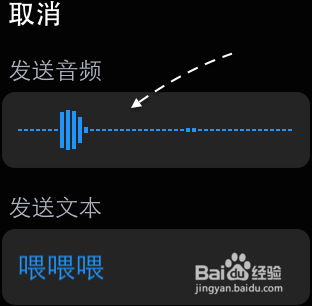 苹果手表Apple Watch怎么发送语音消息