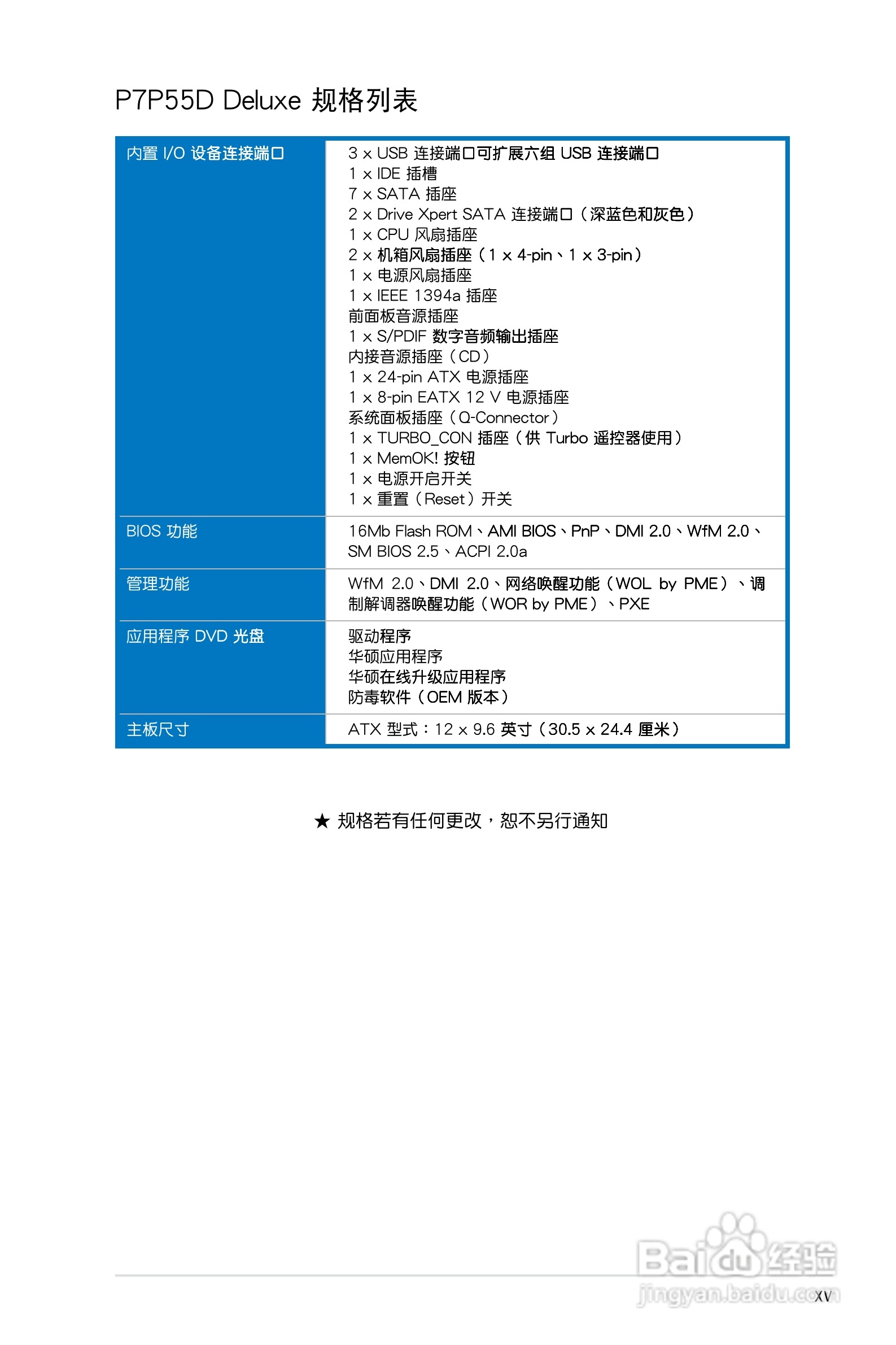 华硕 P7P55D Deluxe主板说明书:[2]