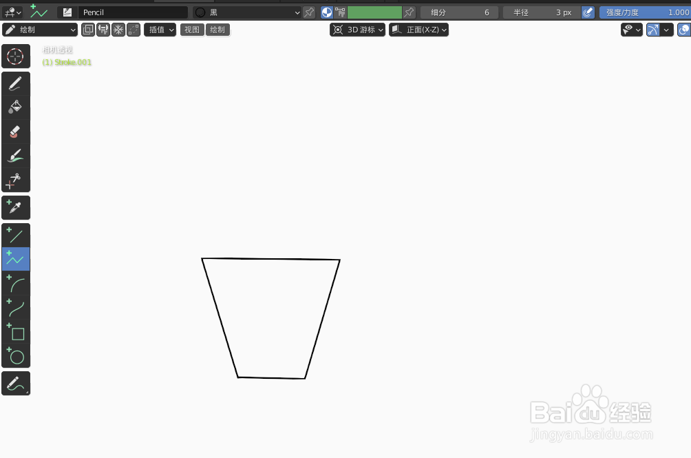 如何使用blender快速设计1盘仙人掌2D简图模型