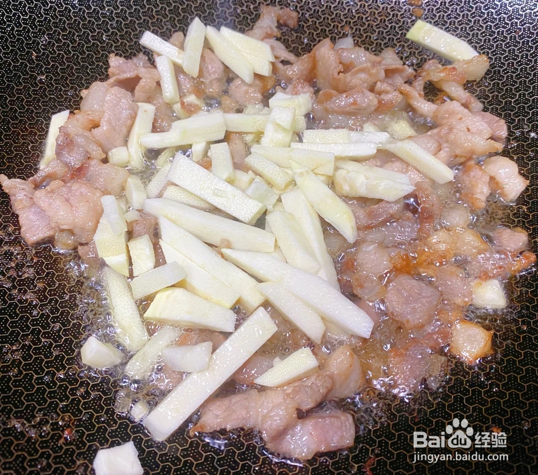 豌豆炒肉怎么做