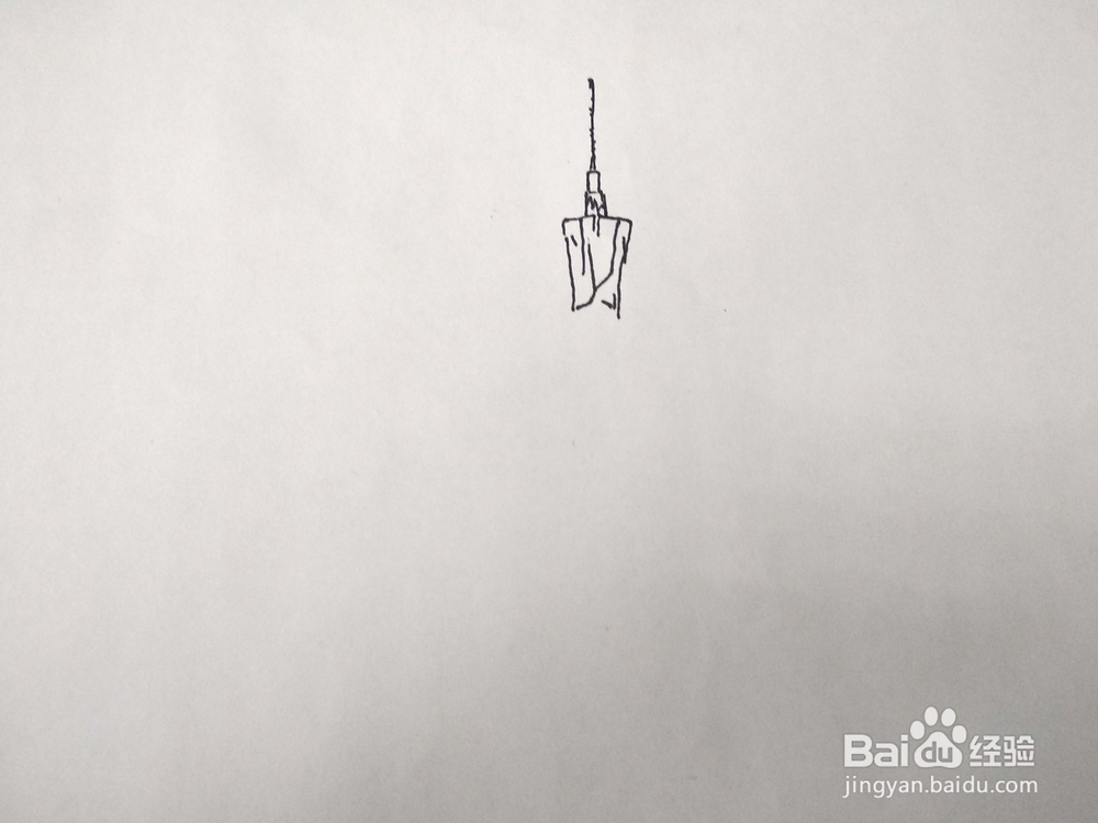 怎么画郑州市中原福塔速写?卡通儿童简笔画教程