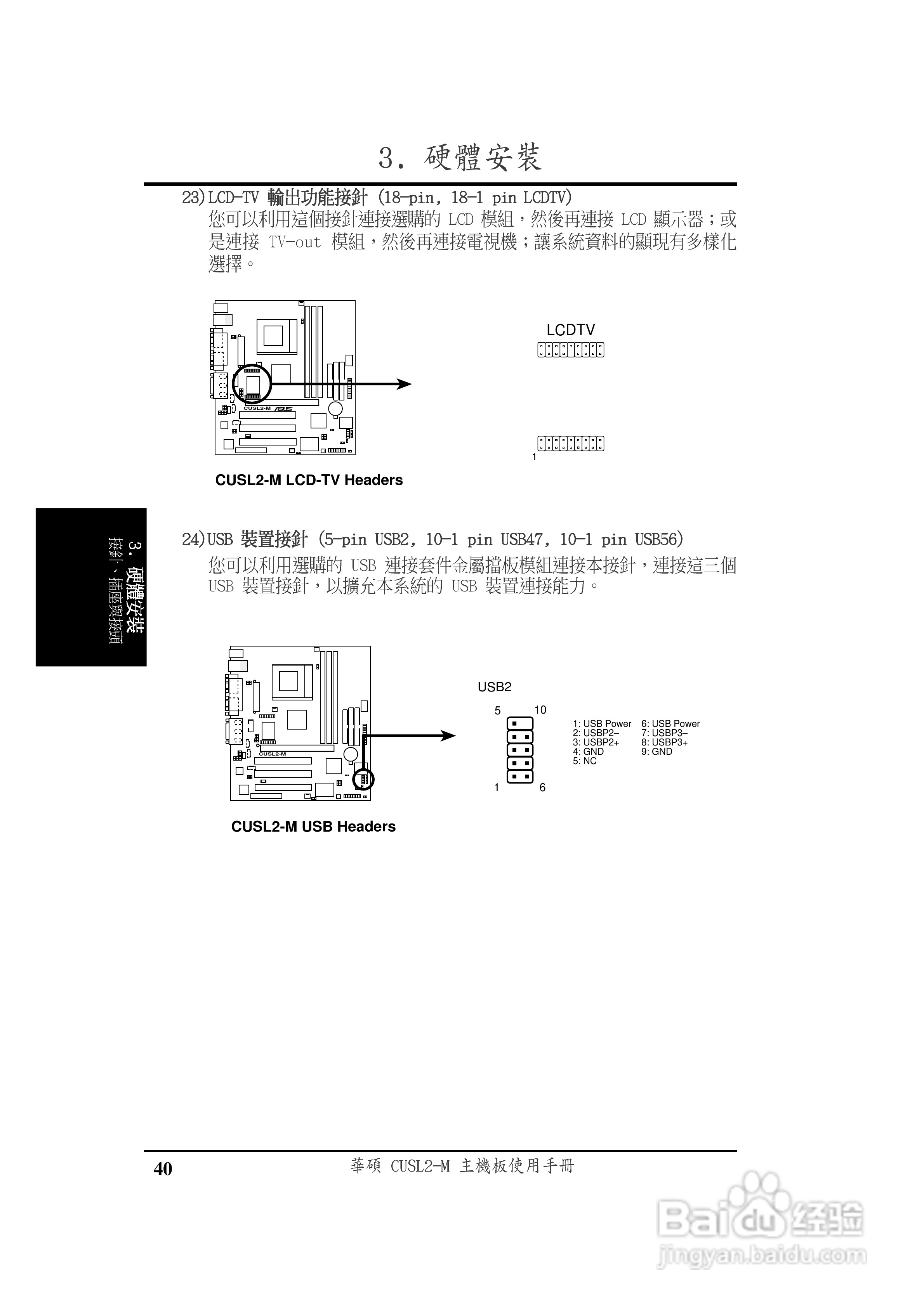 华硕CUSL2-M型主板说明书:[4]