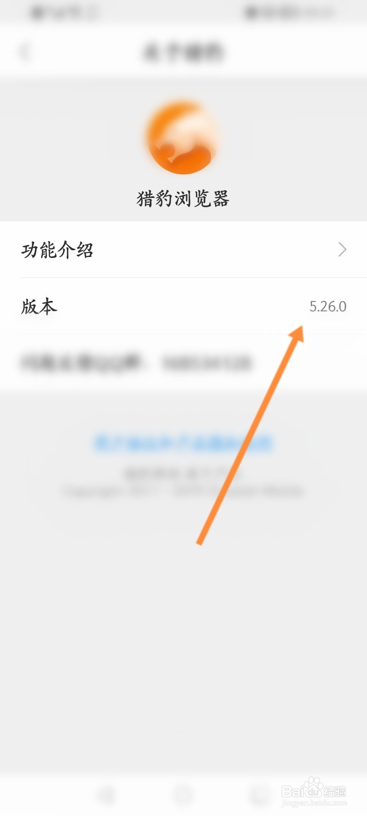 猎豹浏览器怎么查看版本号信息