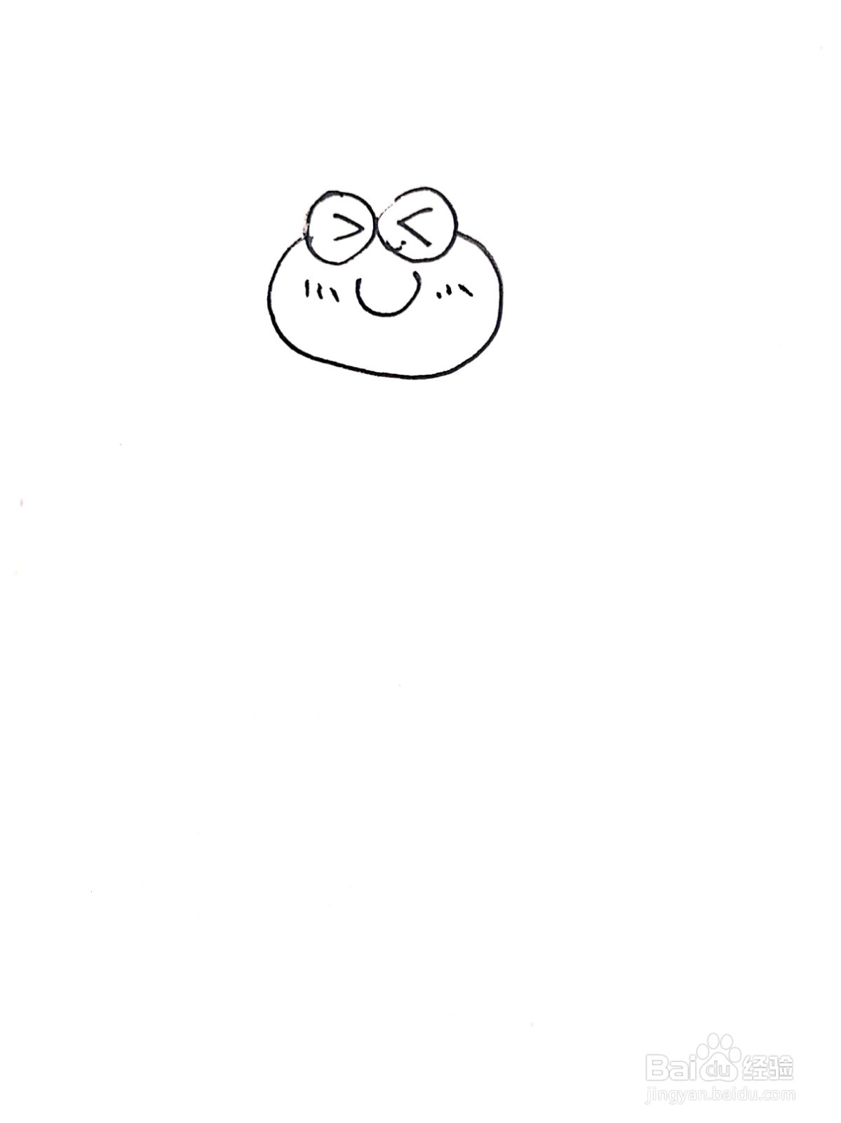 举着钳子的螃蟹线描画怎么画