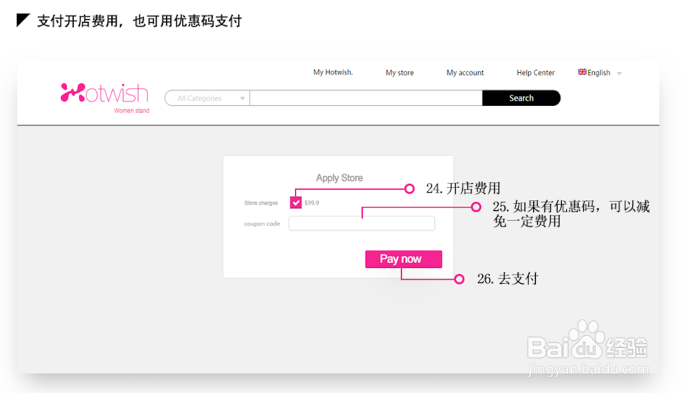 如何在hotwish上开店，跨境电商第一步