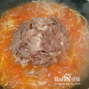 番茄肥牛金针菇