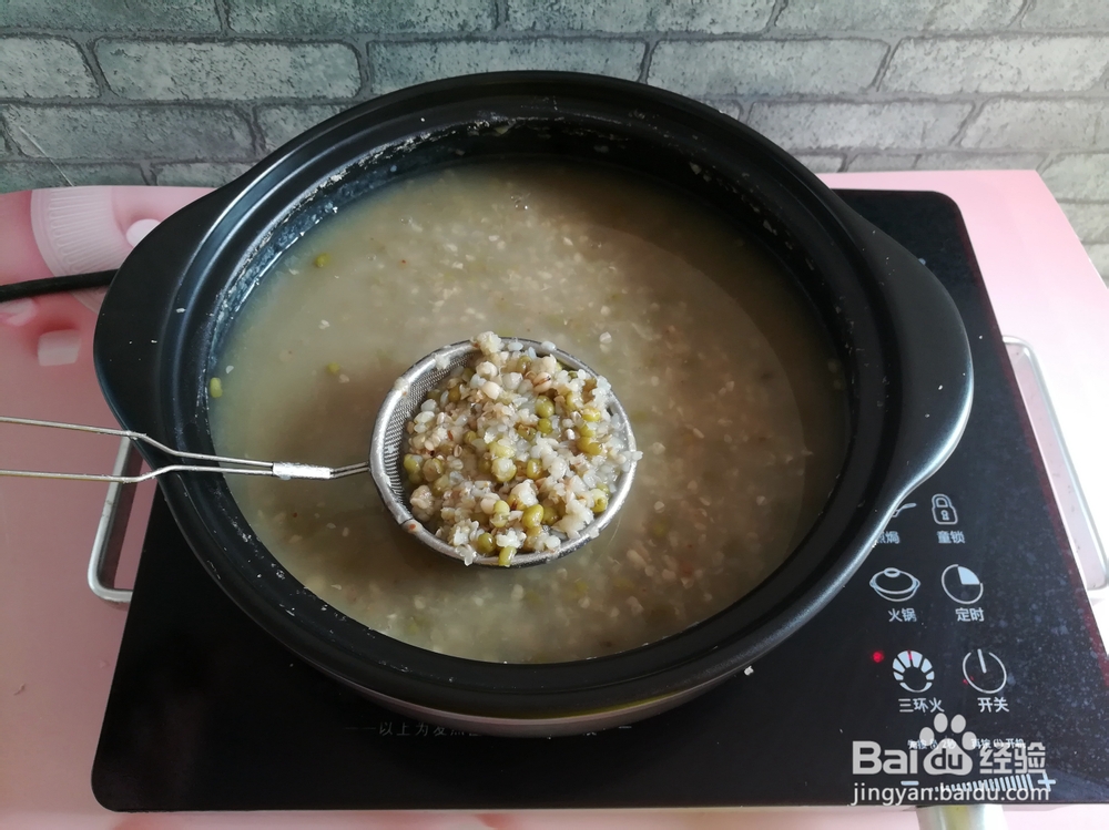 吃不胖的绿豆糙米粥