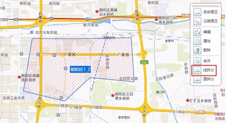 如何快速在地图上划分物流快递的配送范围？