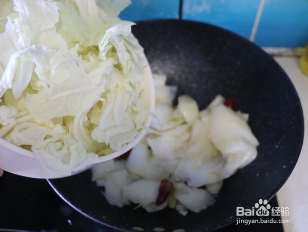 醋溜白菜片的做法
