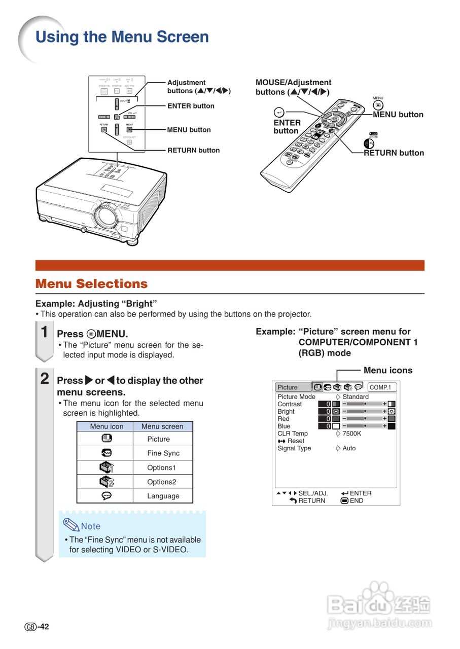 夏普XG-C40XE投影机使用说明书:[9]