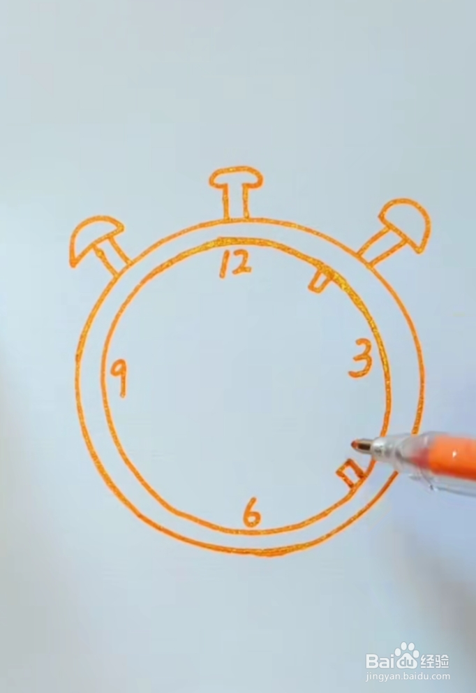 时钟表图片怎么画