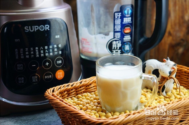养生碎燕麦豆浆
