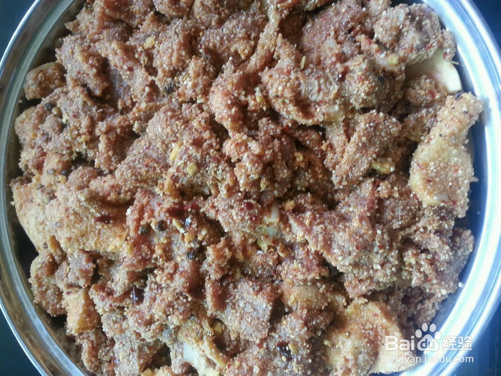 红薯粉蒸肉的做法