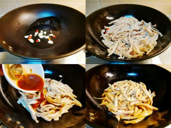 手撕蚝油杏鲍菇