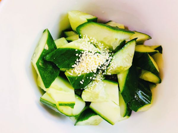 黄瓜粉丝蒜蓉虾