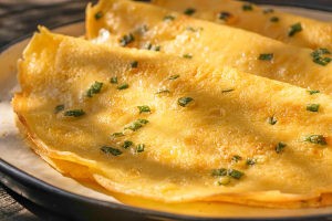 平底锅葱花蛋饼的做法