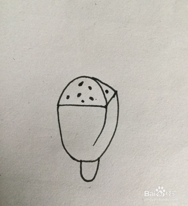 冰激淋简笔画