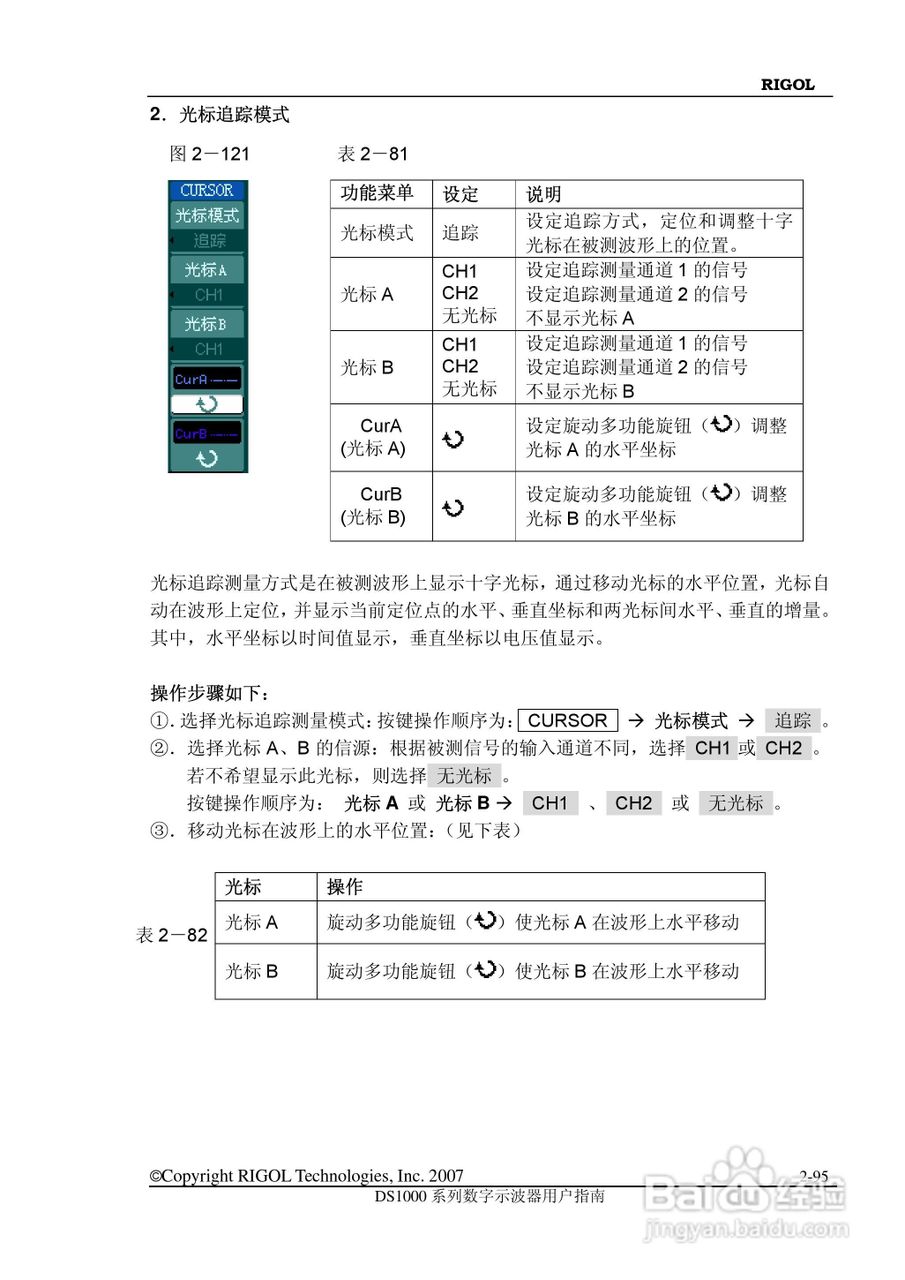 RIGOL数字示波器 DS1000 用户手册:[13]