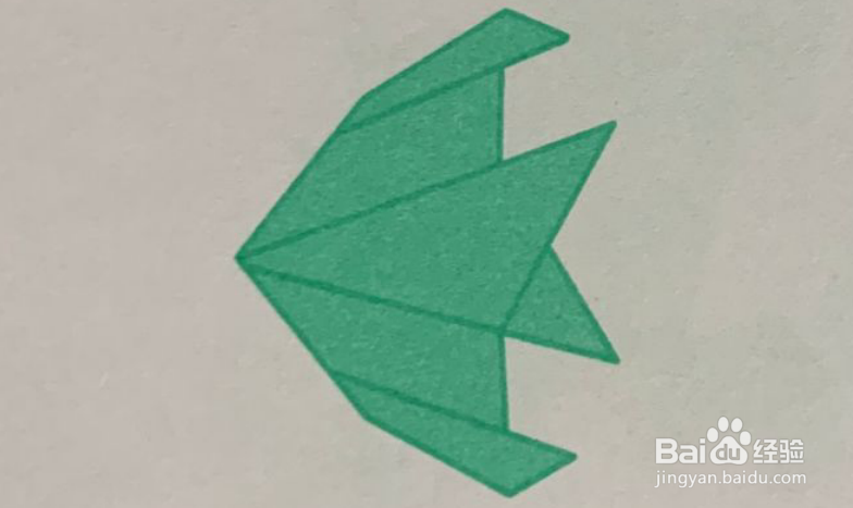 幼儿园折纸--热带鱼