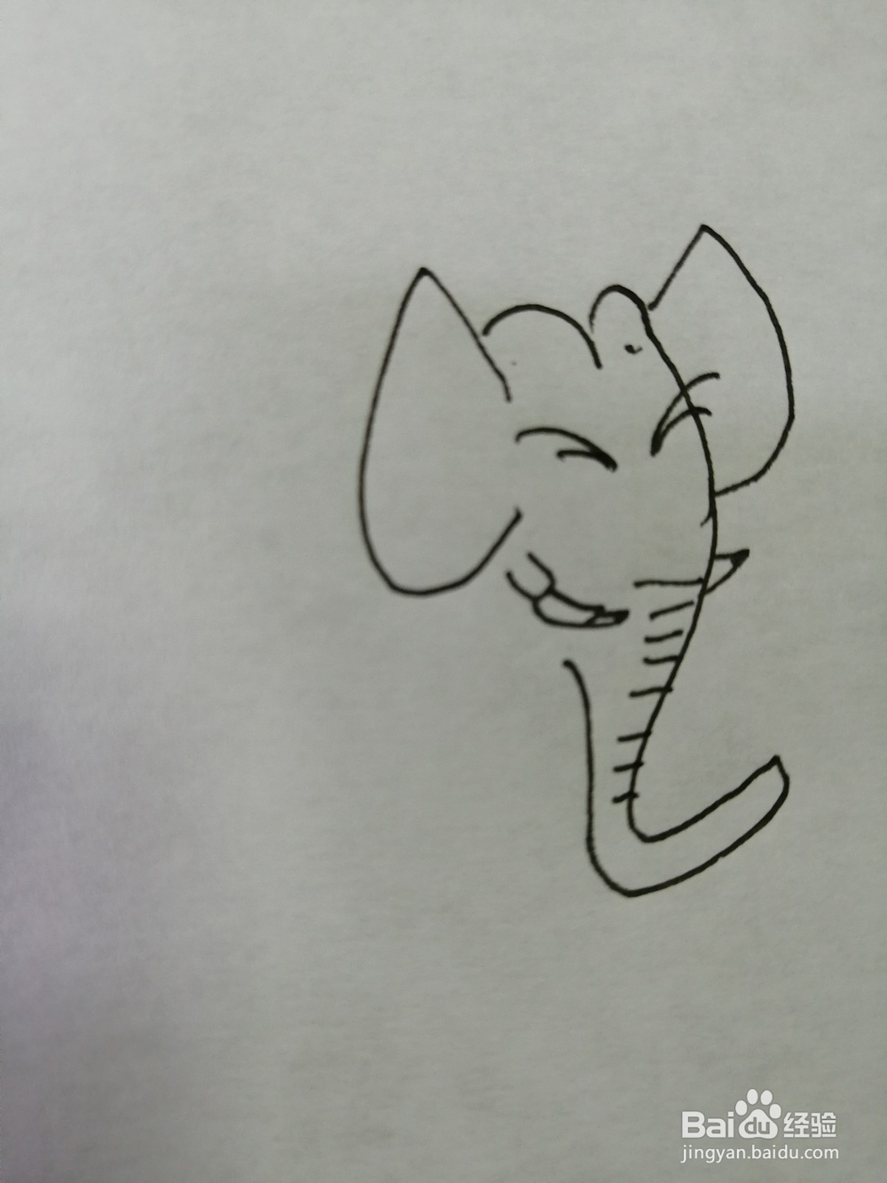 简笔画大象怎么画