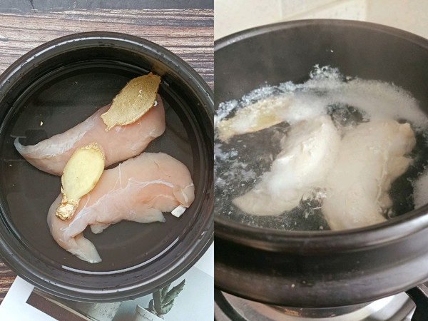 香辣开胃的鸡胸肉沙拉