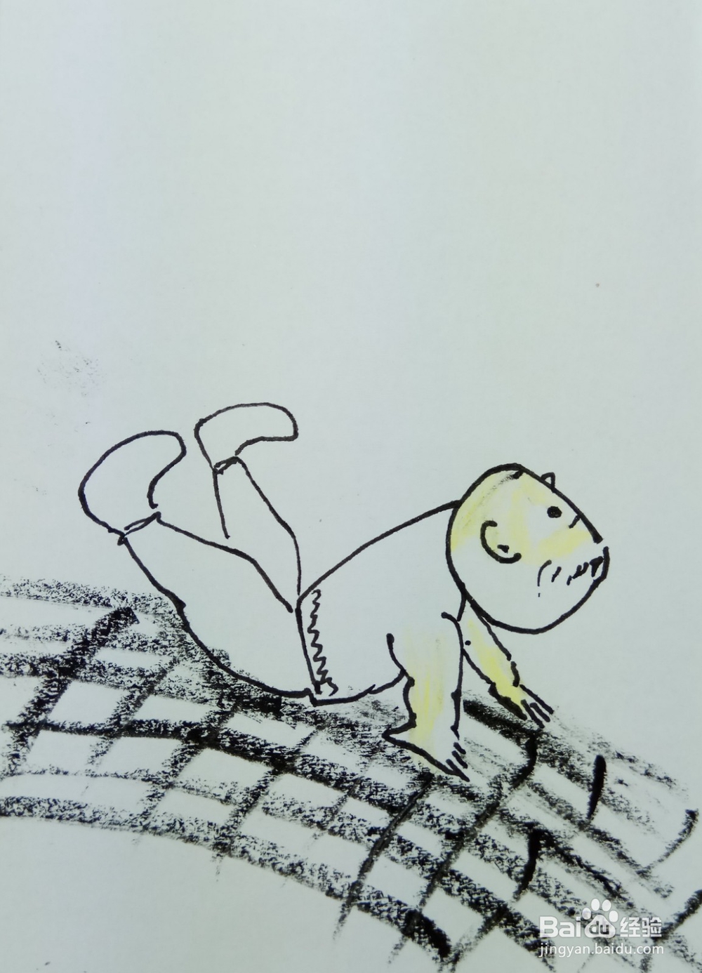 怎样画简笔画我爱做运动