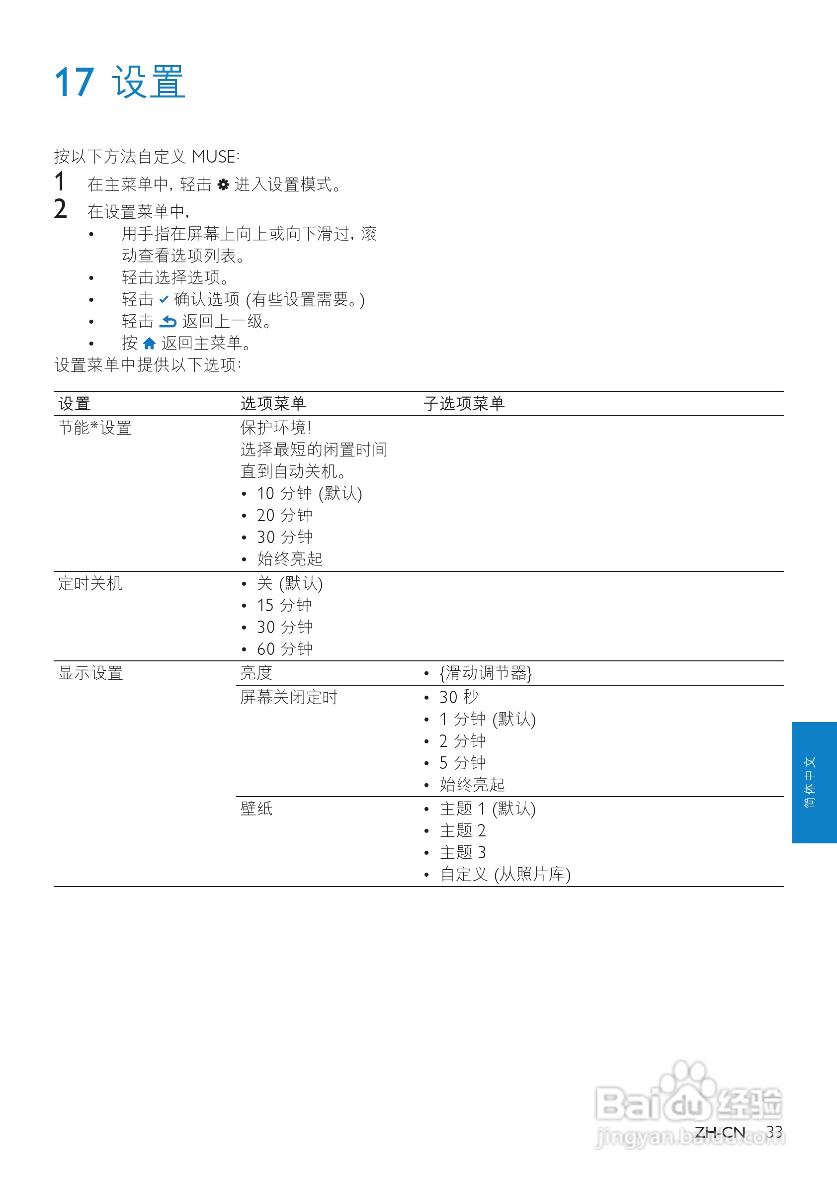 飞利浦SA2MUS16 MP4播放器使用说明书:[4]