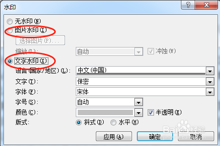 word2010怎么插入水印