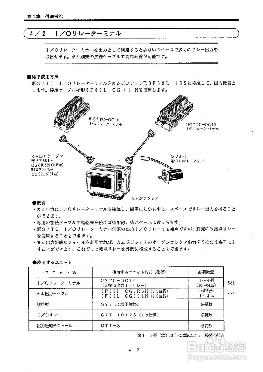OMRON 3F88L-155凸轮定位器使用说明书:[8]