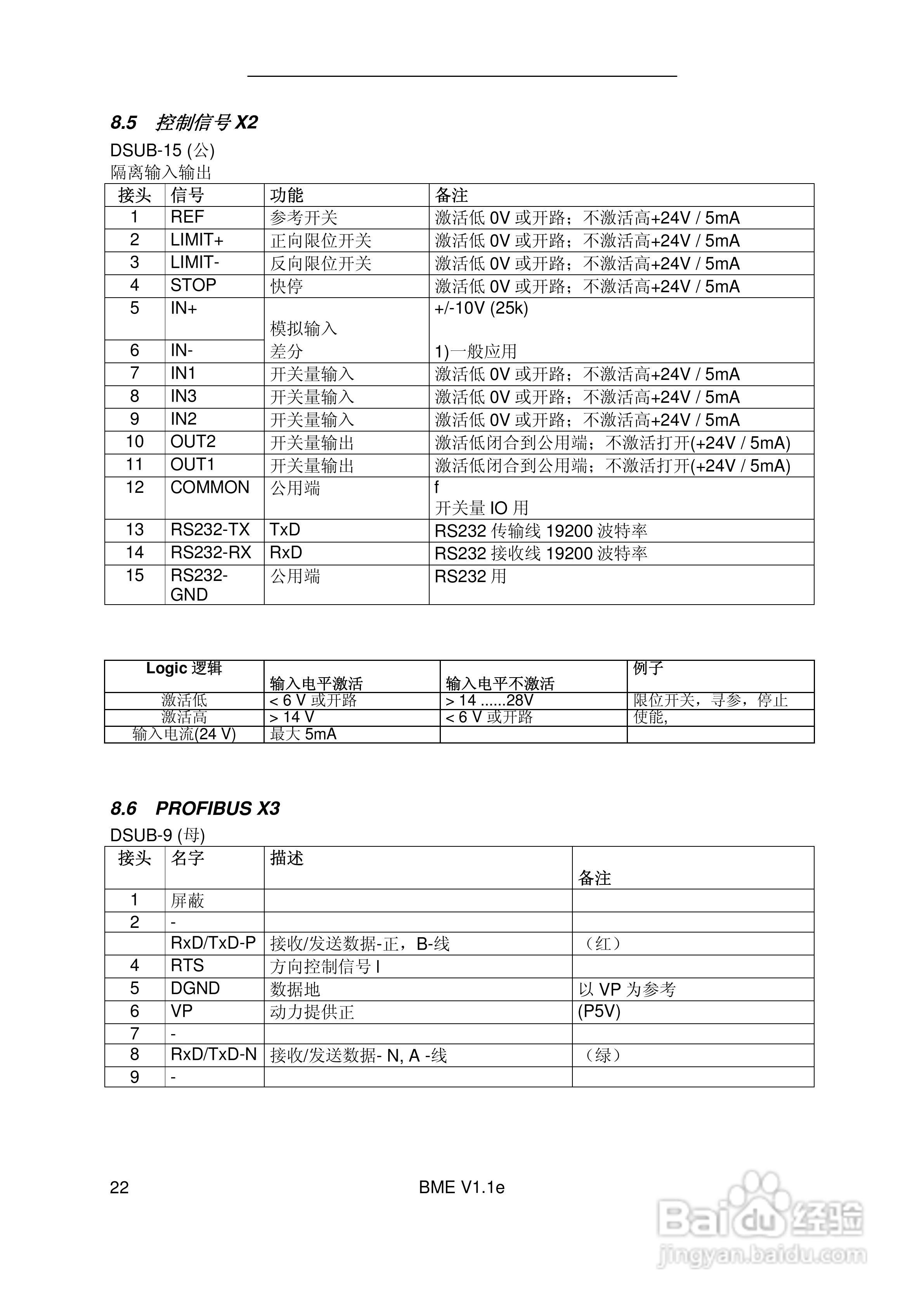 瑞诺低压一体化伺服电机BME系列操作手册:[3]