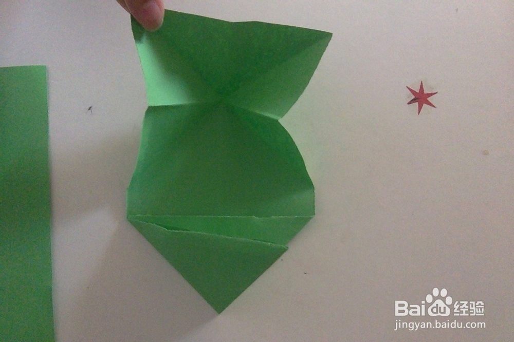 小青蛙折纸教程