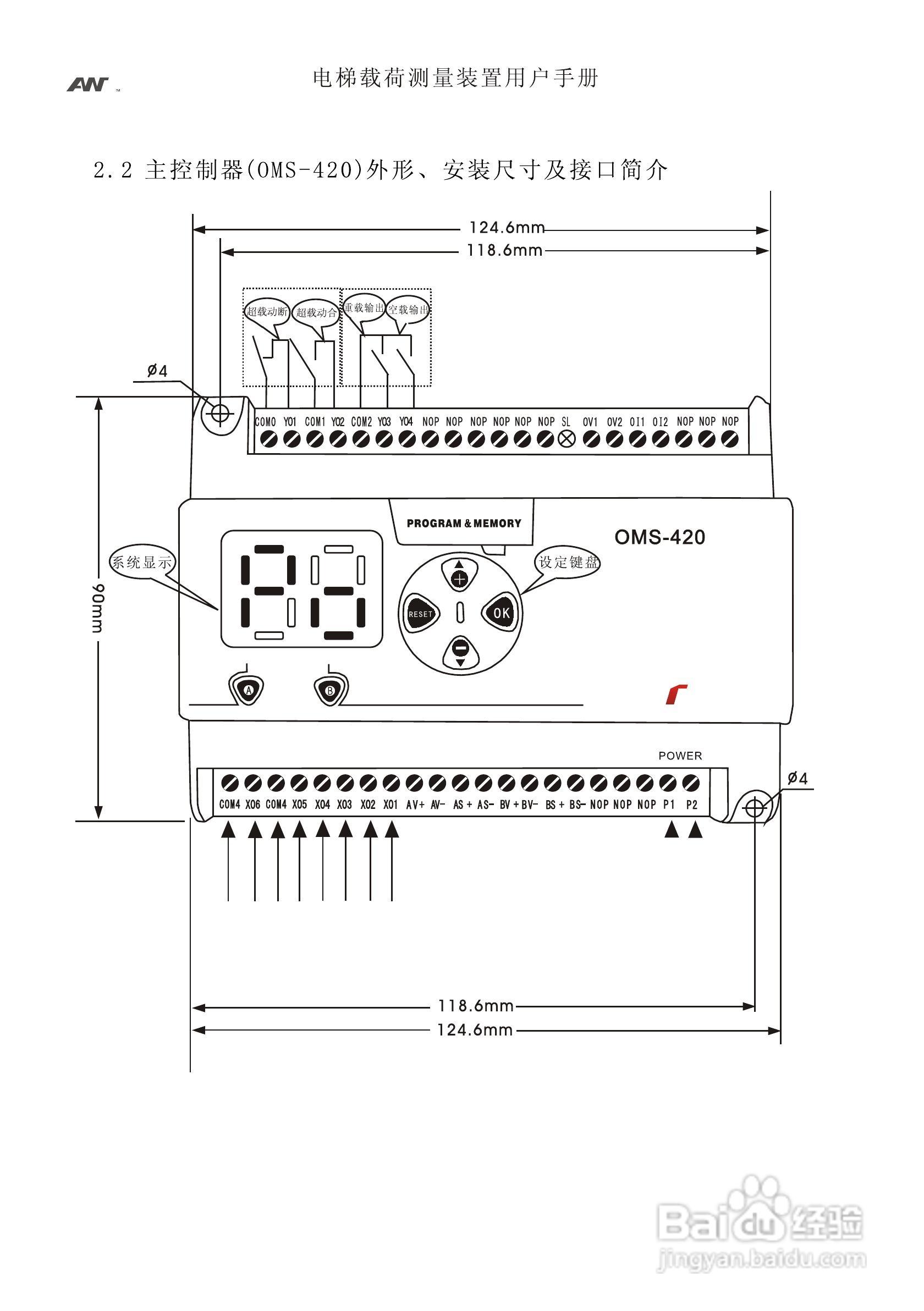 艾特电子OMS-410/420电梯载荷测量装置使用手册:[1]