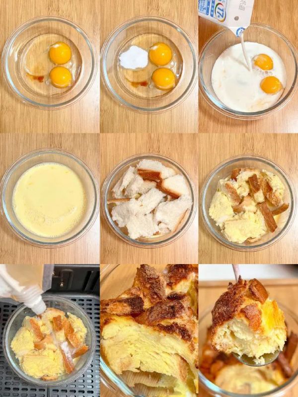 奶香焦糖吐司布丁