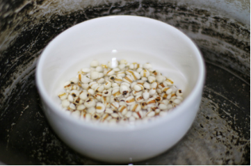 小清新抹茶薏仁奶茶