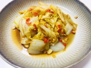 简单晚餐——醋溜白菜片的制作方法