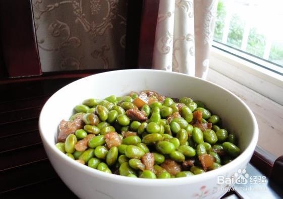 怎么做肉丁烧青豆
